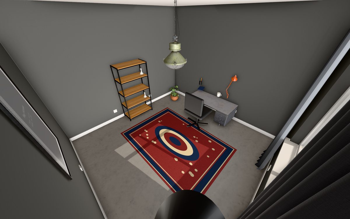 Bureau industriel en 3D
