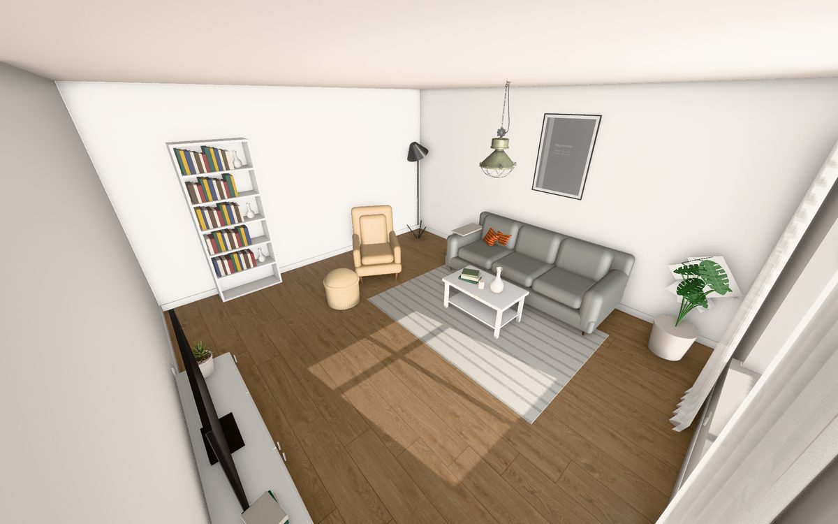 Salon moderne en 3D
